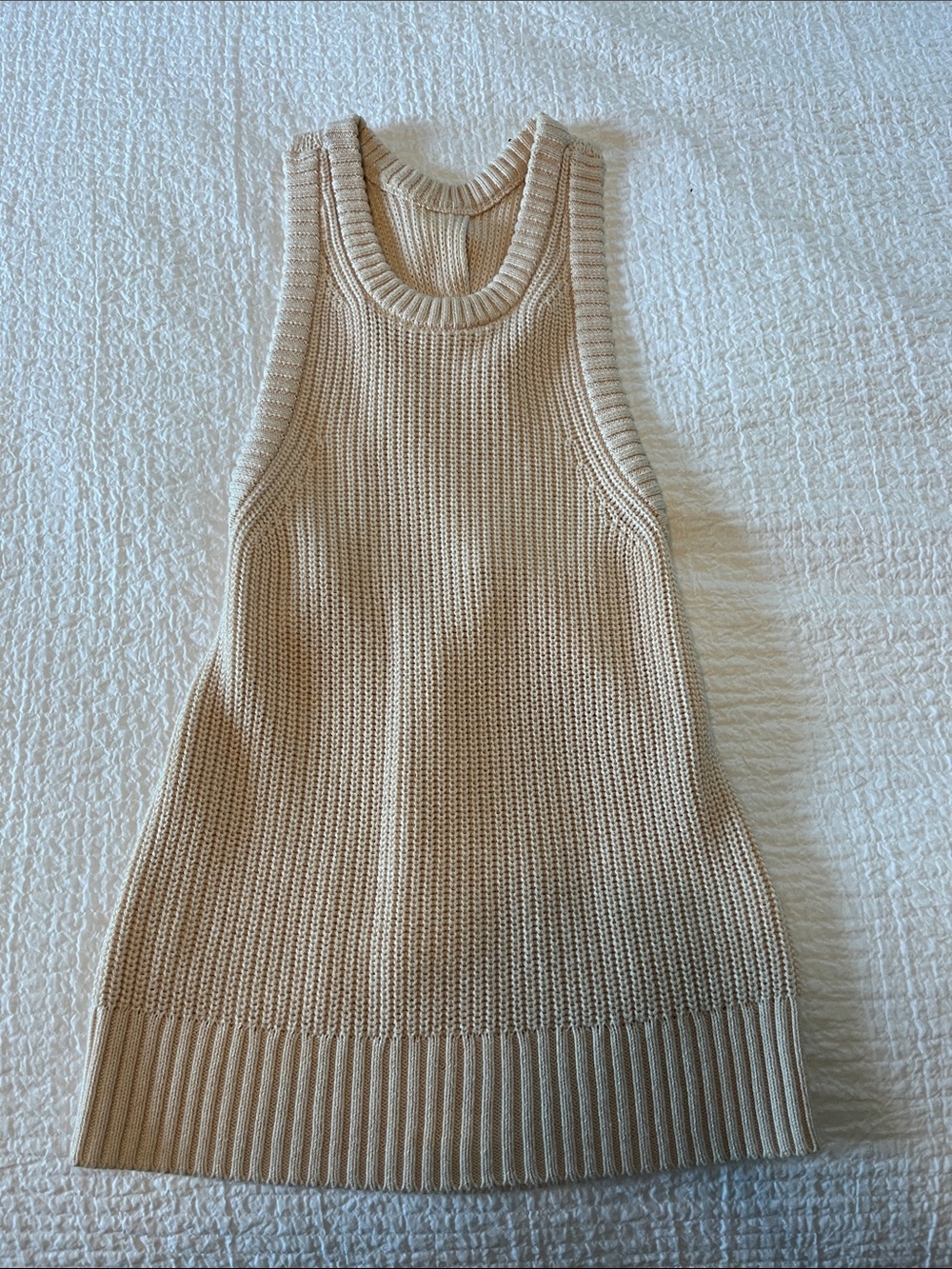 J. Crew Blush  Ribbed  Knit Tank XS